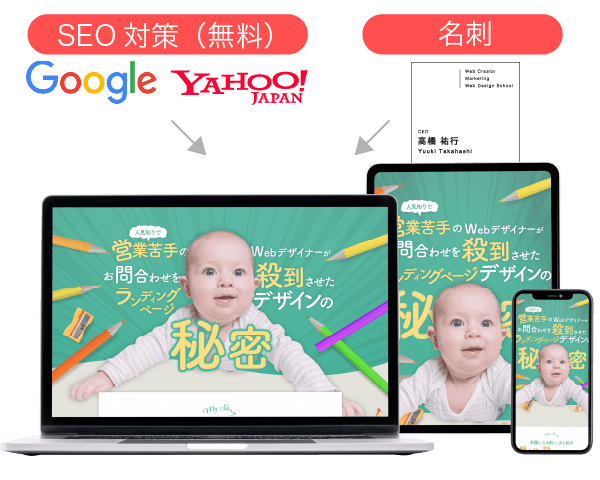 高単価でも月10件のお問合せ